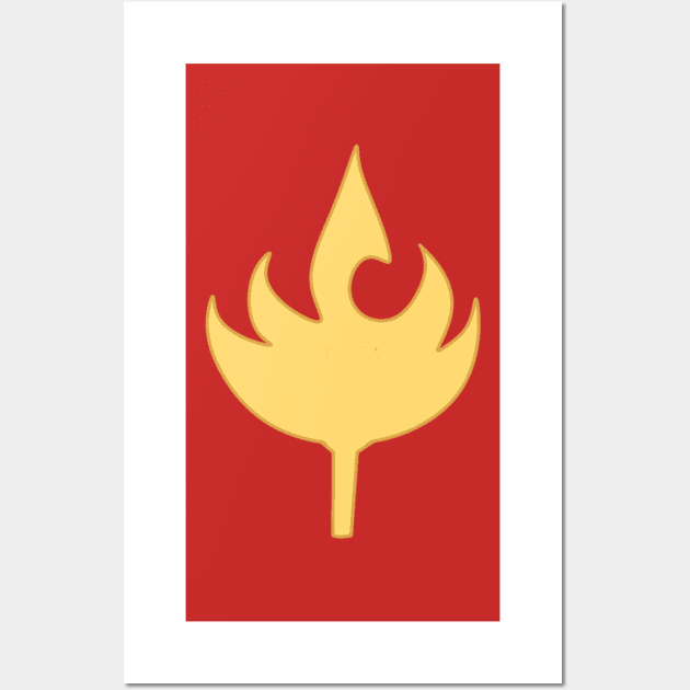 Fire Nation Firelord Headpiece Wall Art by chillayx